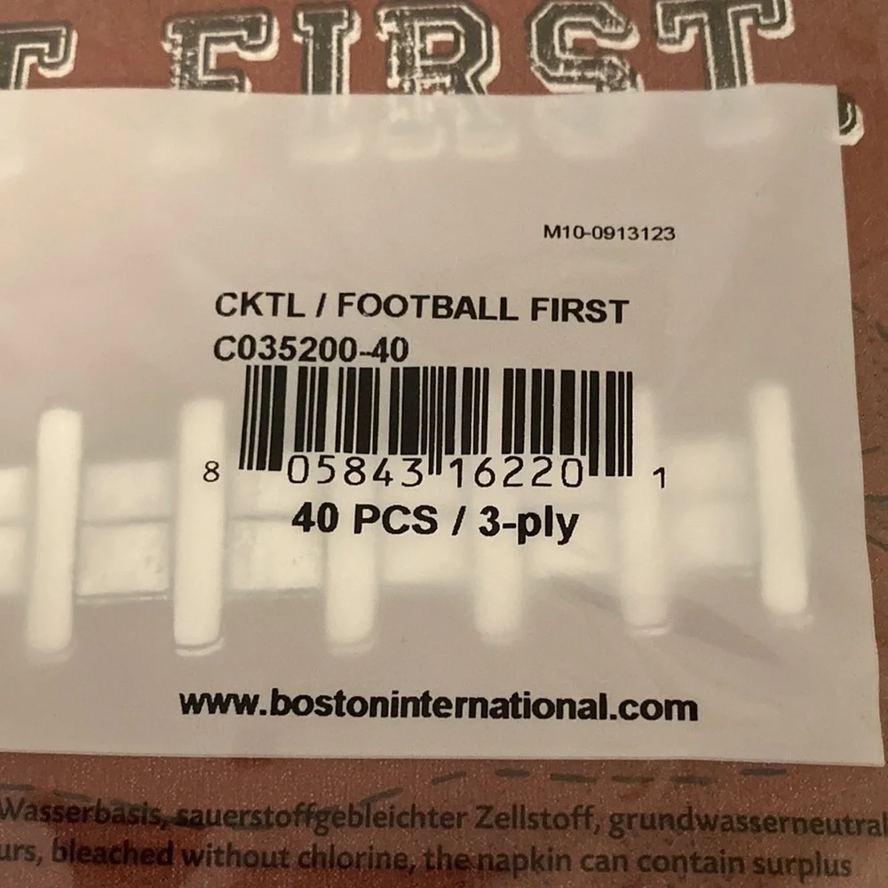 Football Napkins